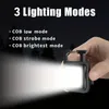 1PC laddningsbar Mini LED -ficklampa - bärbar nyckelringsljus för camping, vandring och nödsituationer - USB -laddning för bekväm användning
