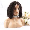 Full Lace Wigs for Black Women 200 Density Water Wave Deep Curly Brazilian Virgin Human Hair Weave Straight Bob Short Middle Part Ready to Wear Beginners Wig Bella Hair