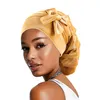 Nowe kobiety Velvet Turban z wstążką głową czapkę wypadanie włosów