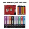 Original Filex 5000 Züge 650 mAh E-Zigaretten Zigaretten Vorgefülltes Gerät Einweg-Vape Autorisiert 17 Farben auf Lager Bang Vape Razz Bar Iget Bar Vapsolo