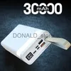 Banki zasilające telefon komórkowy zasilacz 30000MAH Portable ładowanie Playbank telefon komórkowy Zewnętrzna ładowarka baterii PowerBank 30000 dla Xiaomi Mi iPhone 14 13 J231220