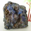 Decorative Figurines Natural Crystal Blue Copper Ore Home Decoration Feng Shui Ornaments