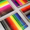 Crayon 48120160150180 Profesjonalny kolor oleju ołówek miękki drewno Crayon de Couleur Rysunek ołówków szkolnych materiałów sztuki 231219