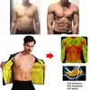 Homens corpo shaper sauna terno suor camisa emagrecimento roupa interior camisa de perda de peso treino de gordura regata térmica fitness 231219