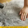 リビングルームのための長いぬいぐるみの毛皮のカーペット柔らかい人工シープスキンラグベッドルームベッドサイドフロアクッションホワイトウィンドウマット231220