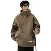 남성용 재킷 등산 가을 등산 가을 남자 방수 바람막이 윈드 브레이커 겨울 야외 캠핑 오버 사이즈 코트 i31