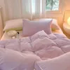 寝具セットダブル羽毛布団カバーセットコットンスミプルソフトスキンに優しいキルトと柱の枕カスタムサイズシートなし
