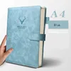 A4 Notebook Ultrathick Thickened Notepad Business Soft Leather Work Meeting Record Book Office Diary Sketchbook Students Cute 231220