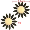 Stud Earrings Sweet Sunflower For Women Girl Cute Jewelry Statement Korean StyleAcrylic Earring Beach Party Birthday Gift