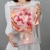 Dekoracyjne kwiaty róże bukiet sztuczny kwiat scena ślubna układ fałszywy kwiatowy ślubny czas na matkę