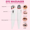 Oog Massager Elektrische Gezicht Trillingen Anti Aging Rimpel Donkere Cirkel Verwijdering Draagbare Schoonheidsverzorging Pen Massage 231219