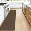 Kudde dexi kök matta anti trötthet non glid ed komfort stående matta vattentät och oljesäker golvlöpare