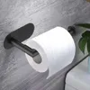 Atualize o suporte de papel de papel de aço inoxidável adesivo de papel higiênico sem orifício sem buraco punção cozinha banheiro comprimento de armazenamento rack de armazenamento