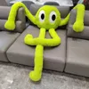 100-200 cm Giant Rozmiar ośmiornicy Poduszki Komfortowe Plush Green Alien Monster Toy Pchana długa ramiona rzucanie na chłopak poduszkę dekoracje biura 231220