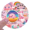 New 60PCS Blobfish Stickers Cartoon Fish Graffiti Sticker for DIY Luggage Laptop Skateboard Motorcycle Bicycle Decals