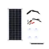 Accessoires de véhicules Kit de panneau solaire de voiture étanche 30W 100W 300W 12V Carte de chargement USB avec contrôleur pour bateau RV marin Drop DE Dh7HC