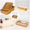 Geschirr-Sets, Aufbewahrungskorb, künstliche Rattan-gewebte Körbe, Brot-Snack-Behälter, Blumentopf, PP-Kunststoff