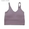 Tanques de mujer Camis Women Sports Yoga Bra u Back Secado rápido Atacialmente de alta calidad Fitness Running Cycling Femen's Yoga Toqule Top L231220