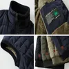 Gilets pour hommes Gilet pour hommes Manteaux Chaud Stand Hiver Polaire Col Mâle Armée Épaissir Gilets Vêtements Hommes Veste Sans Manches Gilet S