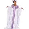 Ethnic Clothing African Plus Size Kaftan Dress Emboridered Full Gown Nightdress Party Casual With Scarf