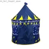 Leksakstält Fällbara barns tält Game House Prince Princess Picnic Tent Kid's Outdoor Supplies Lekplats Happy Children's Home Q231220
