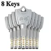 Door Locks European standard lock cylinder locks for entry doors Outdoor door Cylinder 8 keys core 231219