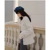 Kvinnorjackor 2023 Spring Autumn Winter Fashion High Sense Celebrity French Fragrance Style Beige White Short Coat Jacket