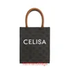 Sac à main en cuir de créateur de mode Cellins Luxury Triomphe Triumphal Vertical Tote Bag Womens 2023 Nouvelle main de haute qualité de Lading avec logo original