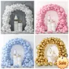 White Balloon Garland Arch Kit Happy Birthday Party Decoration Girl Boy Wedding Gender Reveal Baptism Baby Shower Decor Party Favor Holiday Supplies