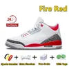 3 3s Mens Basketball Shoes Hugo Fear UNC Palomino Pine Green True Blue Fire Red Black Cat Lucky Off Pure White Men Women Trainers Sports Sneakers