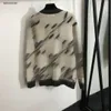 Mujer prendas de punto ropa de diseñador señoras de alta calidad otoño suéter moda manga larga niña botón cuello en v prenda superior 19 de diciembre fw