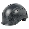 Альпинистские шлемы CE Защитный шлем с узором из углеродного волокна для инженера Каска из АБС-пластика для мужчин Вентилируемая защита головы для промышленных работ Для