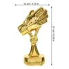 1PC Soccer Goldkeeper Trophy Cup Model Resin Football Match Award Gift Souvenirs 231220