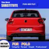 Voor Volkswagen Polo 19-21 Led-achterlicht Montage Achteruit Inparkeren Verlichting Dynamische Streamer Richtingaanwijzer Achterlicht