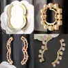 Women Designer Brooch Pins Jewelry Gold Plated Sier Fashion Clothing Brand Letter Brooche Diamond Pearl Dress Pin Wedding Christmas Party Gift