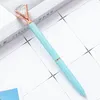 25pcs عالي الجودة pallpoint Pen School School Supply STANDEREDERAY CRYSTAL DAIMOND SPINNING