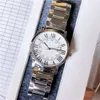 Najlepsze luksusowe klasyczne designerskie zegarek Carti's Fashion Watch's Watch Top Mold Square Roman Watch Designer Nowy stalowy zespół męski zegarek biznesowy