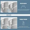 Bath Accessory Set SAMODRA Bidet Toilet Seat Attachment Sprayer UltraThin 3 Funtions Ass Shower Hygienic Wash For Bathroom 231219