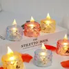 Acryl Rhombus Simulatie Elektronische kaarslichten, Ligrende kaarsen, rookloze theekaarsen, romantische decoraties voor Valentijnsdagvoorstellen en datums