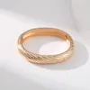 Bangle Fashion Trend Unique Design Elegant Exquisite Twist Simple Armband Women Jewelry Wedding Party Premium Gift grossist