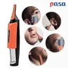 마이크로 정밀 눈썹 이어 코 트리머 제거 Clipper Shaver Unisex Personal Electric Face Care Hair Trider LED LIGHT 231220