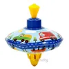 Moulty Classic Spinning TIN Top Toy Children Interactiv for Gift Kids 231220