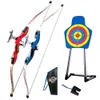 Zabawki sportowe Dzieci Bow and Set Kids Strzelanie do Symulacji Outdoor dla chłopców Dziewczęta Broń urodzinowa Broń Broń 231219