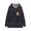 Veste pour hommes femmes fille manteau production vestes à capuche avec lettres coupe-vent fermeture éclair sweats à capuche pour hommes vêtements de sport hauts vêtements veste à carreaux double face classique