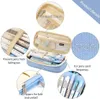 Kawaii Pencil Case Cute Bag stor kapacitet tvättbar stationerskolekontor leveranser 231220