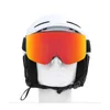 Masculino feminino cilíndrico óculos de esqui anti-nevoeiro uv lente dupla snowboard inverno montanhismo grande neve acessório 231220