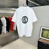 Tshirt Spring/Summer Trend Fashion T-shirt Krótkie rękawie Wysokiej jakości Jacquard damskie odzież męska Rozmiar M-XXXL Kolor czarno-biały 9S83