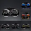 Motorcykelglasögon vintage retro Motorcross Goggles Steampunk utomhus solglasögon Scooter Ski Goggles Motorcykeltillbehör 231220