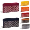 Luxury MATIGNON leather long wallet Card Holders zippy wallets Designer bags for Womens mens Clutch key pouch mirror quality Coin Purse passport holders Key Walle