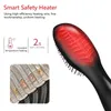 Drop Portable Cheader Brush Styler Air Salon Negative Ion Electric Blow Comb för kvinnor Våt och torr 231220